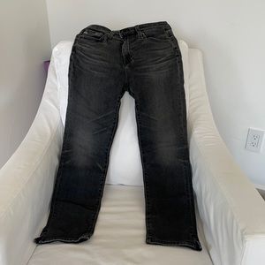 Black High Rise AG Jeans
